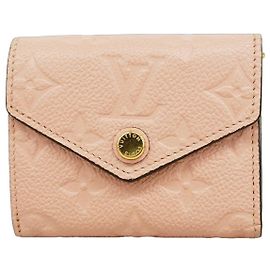 Portafoglio Louis Vuitton Tri-fold in Rose Poudre Rosa