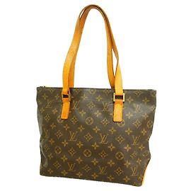 Saco Cabas Piano Monogram Louis Vuitton Marrom