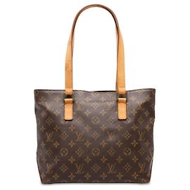 Borsa Cabas Piano Monogram Louis Vuitton Marrone