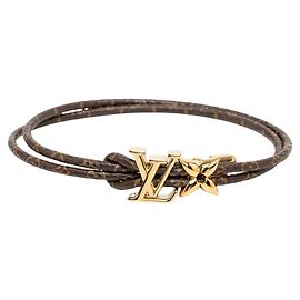Pulsera Louis Vuitton LV Bloom M8416Z Castaño Dorado