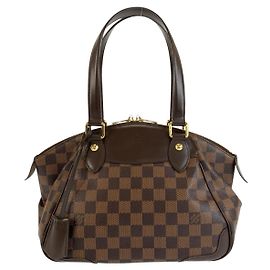 Bolso Louis Vuitton Damier Verona PM Castaño