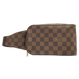 Borsa a tracolla Louis Vuitton Damier Geronimos Marrone