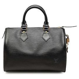 Borsa Louis Vuitton Epi Speedy 25 Nero