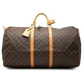 Bolso Boston Louis Vuitton Monogram Keepall 60 Castaño