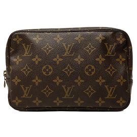 Louis Vuitton Trousse Toilette 23 Monogram Cosmetic Pouch Marrom