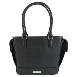Borsa Tote Burberry Medium Check Nero