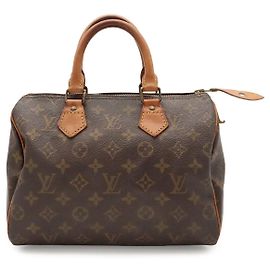 Bolsa de mão Louis Vuitton Speedy 25 Monogram Marrom