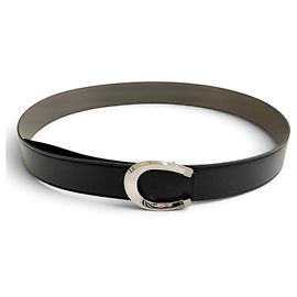 Hermès Hermes Gürtel aus Epsom Odysee Leder Schwarz