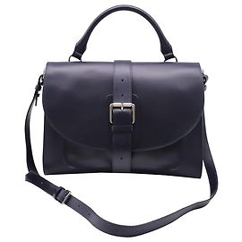 mala Proenza Schouler com pega e fivela em pele azul marinho Azul Azul marinho
