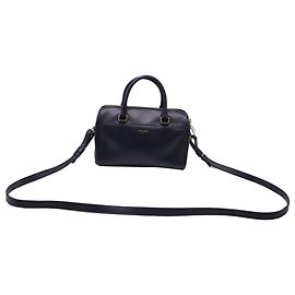 Autre Marque Borsa Baby Duffle Saint Laurent in pelle di vitello blu navy Blu Blu navy
