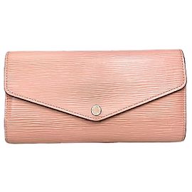 Louis Vuitton Portefeuille Sarah Epi wallet Pink