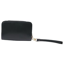 Bolsa de pulso Louis Vuitton com fecho envolvente em couro verde Verde