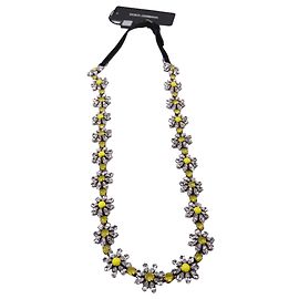 Dolce & Gabbana Daisy Taillengürtel in gelbem Kristall Gelb