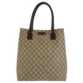 Borsa Tote Gucci GG Supreme Marrone