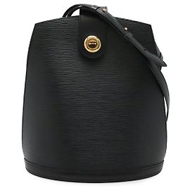 Bolso de hombro Louis Vuitton Epi Cluny Negro Negro