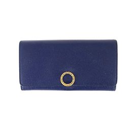 Portafoglio lungo Bulgari blu Blu