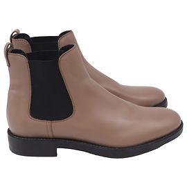 Botas Chelsea Tod's em pele bege Bege