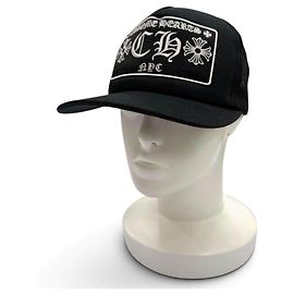 Boné Trucker em algodão Chrome Hearts Preto