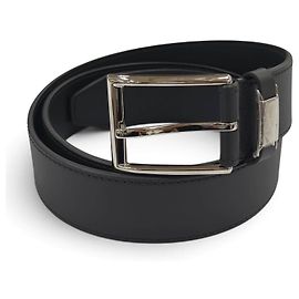 Cinto de couro Louis Vuitton LV City Pin Preto