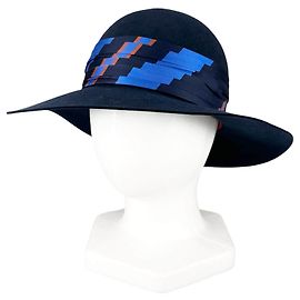 Cappello Hermès in lana e seta blu Blu