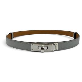 Hermès Hermes Kelly Epsom Belt Blue