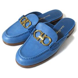 Mules Salvatore Ferragamo VIAGGIO Azul