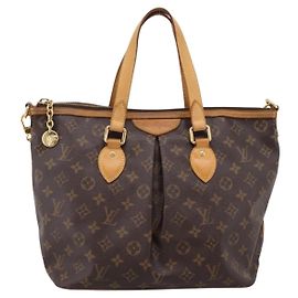 Louis Vuitton Palermo Monogram Canvas PM Marron