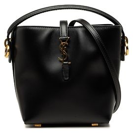 Autre Marque Borsa Saint Laurent LE 37 Mini con logo YSL Nero