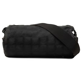 Borsa a tracolla Chanel Coco Mark New Travel Line Nero