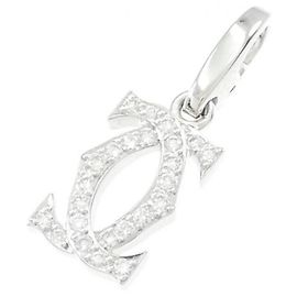 Collar Cartier 2C con colgante en oro blanco 18K Otro