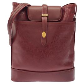 Sac à épaule Cartier en cuir Bordeaux Bordeaux