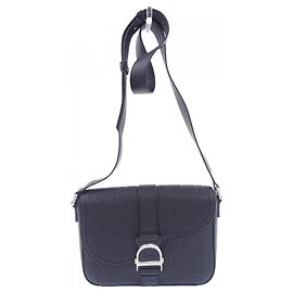 Christian Dior Saddle Heritage Handtasche Schwarz