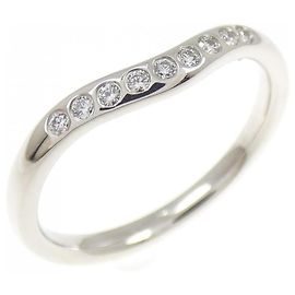 Autre Marque Tiffany & Co. Curved 9P Band Ring Andere