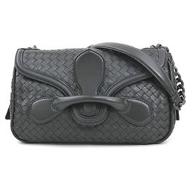 Sac à épaule Bottega Veneta Gris Anthracite Gris anthracite