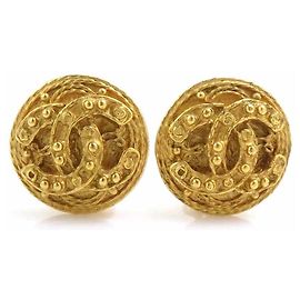 Orecchini a clip Chanel Gold D'oro