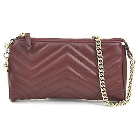Sac à main Gucci GG Marmont en cuir Bordeaux Bordeaux