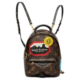 Louis Vuitton Monogram World Tour Palm Springs Mini Rucksack Braun Monogramm