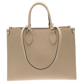 Borsa Louis Vuitton Monogram Empreinte OnTheGo MM Grigio