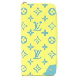 Louis Vuitton Monogram Playground Zippy Wallet Vertical M82005 Giallo