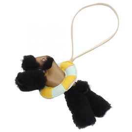Hermès Hermes Buddy Charm à la Mer Dune Marrom Preto Multicor