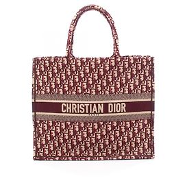 Christian Dior BOOK TOTE Borsa Tote Grande Beige Bordò