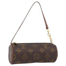 Louis Vuitton Papillon Pochette Monogram Canvas Mini Marrone