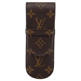 Louis Vuitton Etui à stylo Canvas Marron