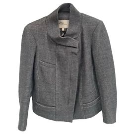 Casaco curto de lã cinza Étoile Isabel Marant Cinza
