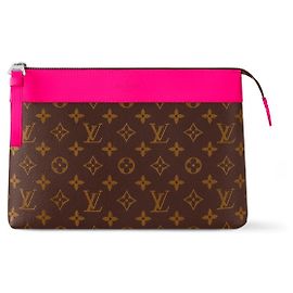 Louis Vuitton Pochette Voyage Souple Monogram Marron Rose
