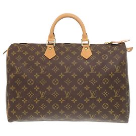 Borsa a mano Louis Vuitton Speedy 40 Monogram Marrone Monogramma