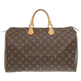 Sac à main Louis Vuitton Speedy 40 Monogram Marron Monogramme