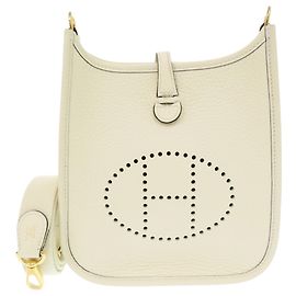 Hermès Hermes Evelyne TPM 16 Schultertasche Weiß