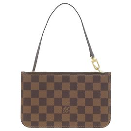 Pouch Louis Vuitton Neverfull in Cerise Fuschia Damier ebene