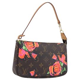 LOUIS VUITTON Monogram Rose Pochette Accessoires Pouch M48615 LV Auth ep16519V Monogramme